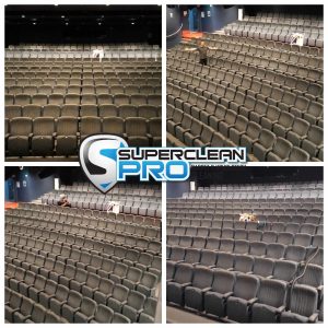 Aquinas College Theatre upholstery cleaning